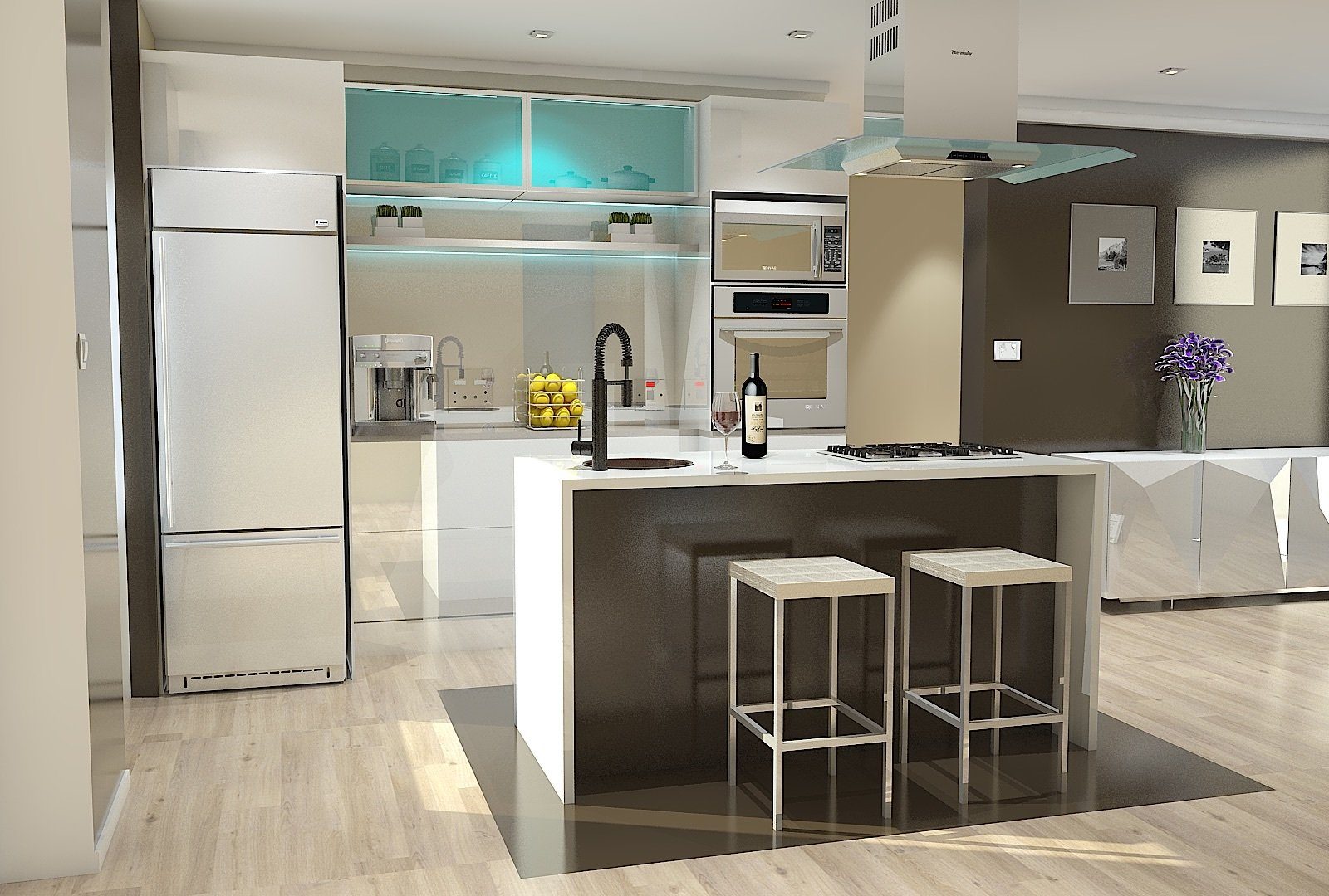 AINDE Conexión Inmobiliaria |  Diseño de Interiores | Proyecto de Cocina